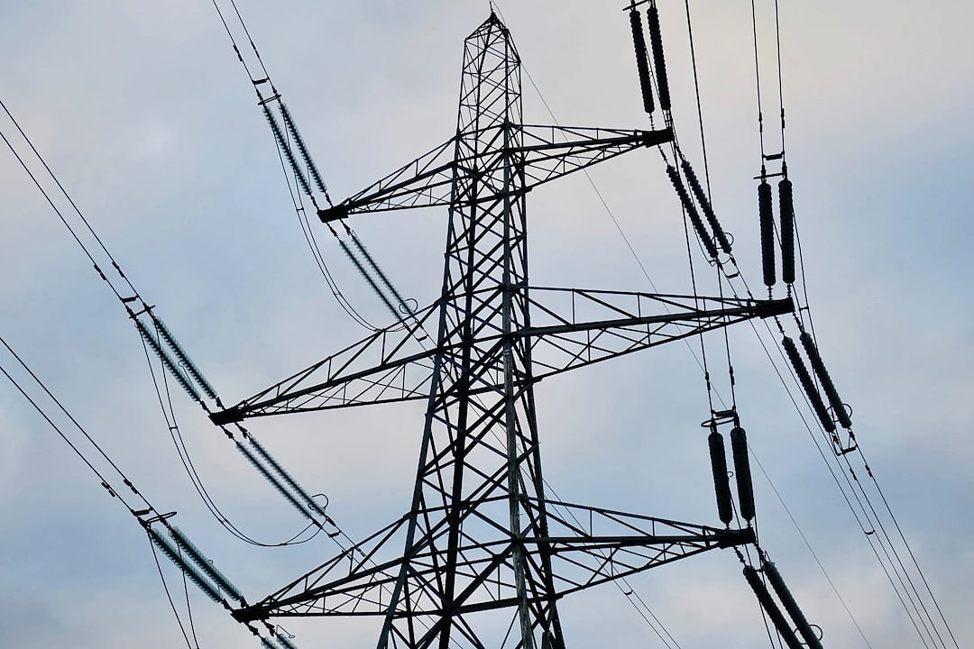 Illustration of an energy grid and household heating system in Ireland